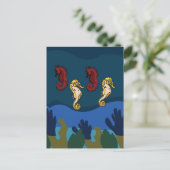 シーホースアンダーザシー海ビーチ ポストカード (スタンド正面)