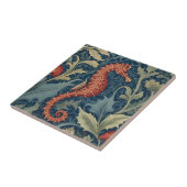 シーホースウィリアムモリススタイルRシー海マリン タイル (側面)