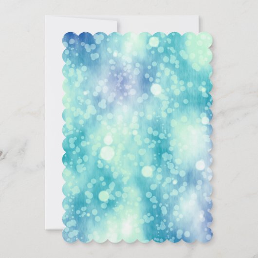 シーホースエレガントベビーシャワー招待状 招待状 (裏面)