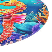 シーホースカラフルペアデザイン カッティングボード (角)