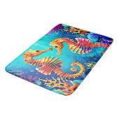 シーホースカラフルペアデザイン バスマット (アングル)