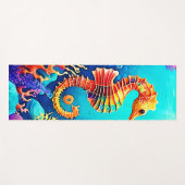 シーホースカラフルペアデザイン ヨガマット (正面(横))