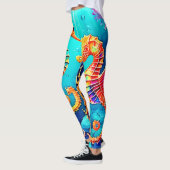 シーホースカラフルペアデザイン レギンス (左)