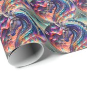 シーホースギフトラッピング紙誕生日、女の子パーティー ラッピングペーパー (ロールコーナー)