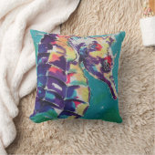 シーホースシルク絵を描ズ クッション (ブランケット)