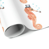 シーホーススチームパンク ラッピングペーパー (ロールコーナー)