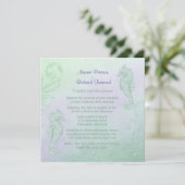 シーホーススパークル結婚式招待状 招待状 (スタンド正面)