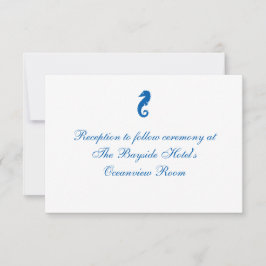 "シーホースセレニティ"披露宴カード 招待状