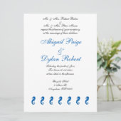 「シーホースセレニティ」結婚式招待状 招待状 (スタンド正面)