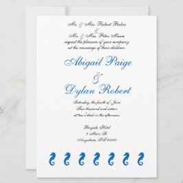 「シーホースセレニティ」結婚式招待状 招待状