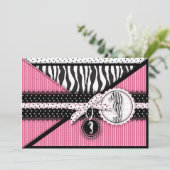 シーホースセンセーションベビーシャワー招待状 招待状 (スタンド正面)