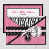 シーホースセンセーションベビーシャワー招待状 招待状 (正面/裏面)