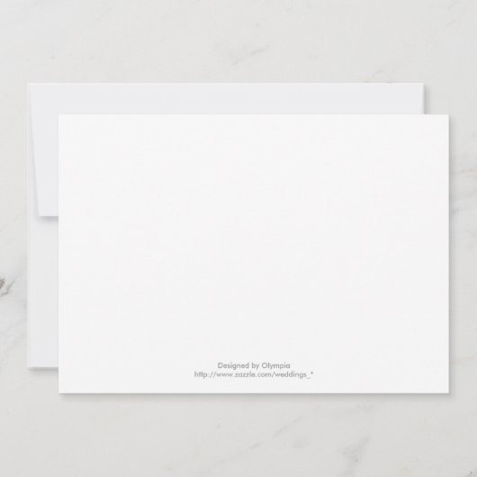 シーホースターコイズ、黄結婚色のブライダルシャワー 招待状 (裏面)