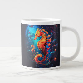 シーホースドリームスサーレアル異世界海洋生物 ジャンボコーヒーマグカップ
