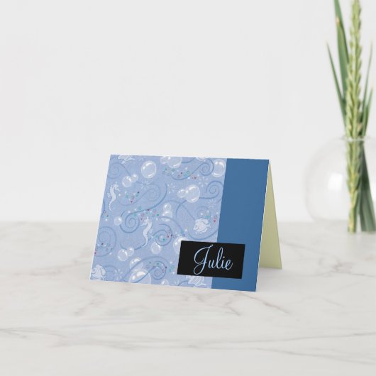 シーホースノートカード ノートカード (正面)