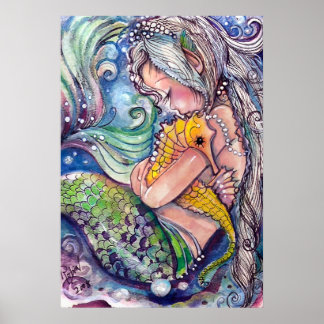 シーホースハグポスター ポスター