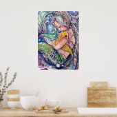 シーホースハグポスター ポスター (キッチン)