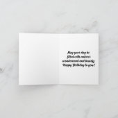 シーホースハッピーバースデーグリーティングカード カード (内部)