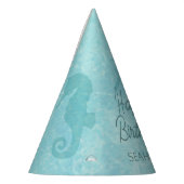 シーホースハッピーバースデープールパーティー帽子 パーティーハット (左)