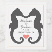 シーホースハート ワインラベル (シングルラベル)