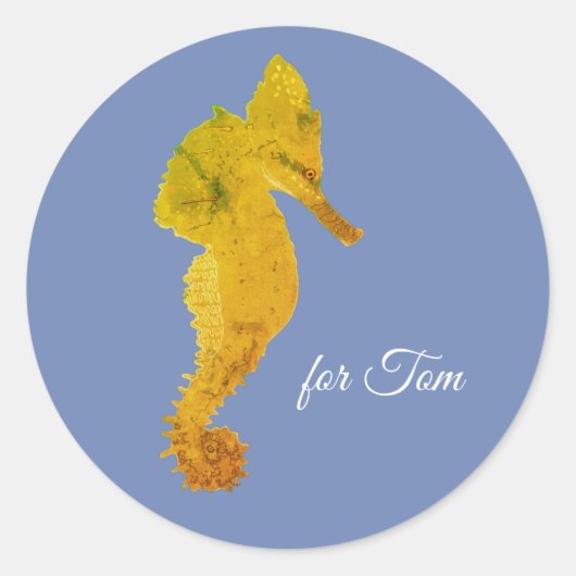 シーホースパーティーシール ラウンドシール (正面)