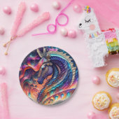 シーホースパーティープレート、誕生日、ガールズパーティー ペーパープレート (パーティー)