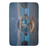 シーホースヒトデビーチ海水中 バスマット (正面縦)