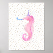 シーホースヒポカンプス海沿岸子供部屋 ポスター (正面)