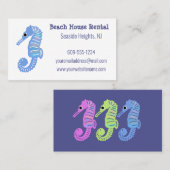 シーホースビーチハウスバケーションレンタル 名刺 (正面/裏面)