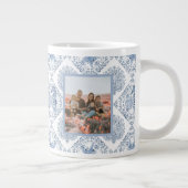 シーホースビーチブルー最高のナナフォトマザーズの日 ジャンボコーヒーマグカップ (右)