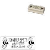 シーホースビーチ海ライフアドレス ラバースタンプ (押印)