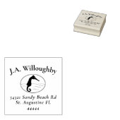 シーホースファミリーネーム差出人住所 ラバースタンプ (押印)