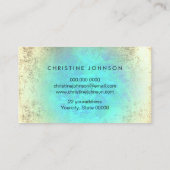 シーホースフェイクグリッターロゴ 名刺 (裏面)