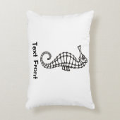 シーホースブラック アクセントクッション (正面(垂直))