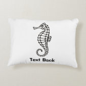 シーホースブラック アクセントクッション (裏面)