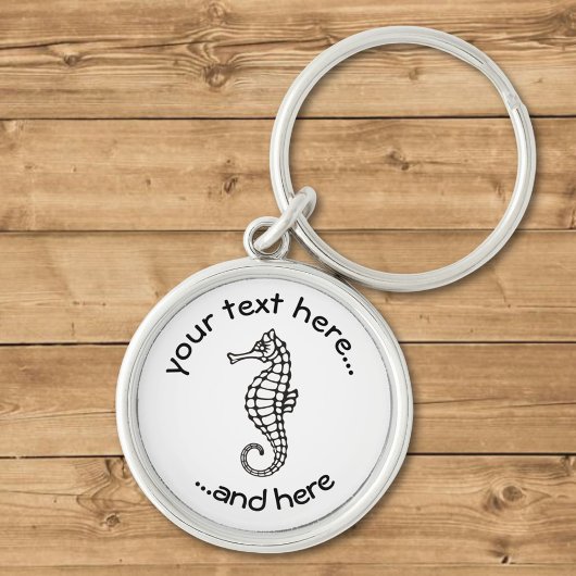 シーホースブラック キーホルダー