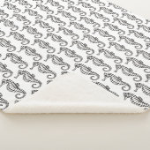 シーホースブラック シェルパブランケット (3/4)