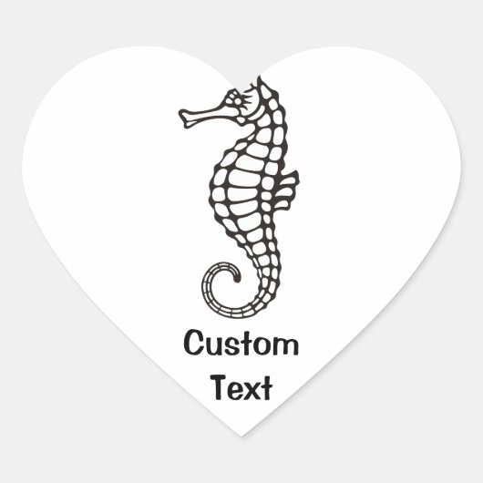 シーホースブラック ハートシール (正面)