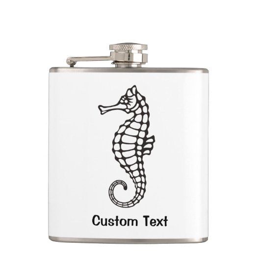 シーホースブラック フラスク (正面)