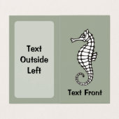 シーホースブラック 名刺 (外部フラット)