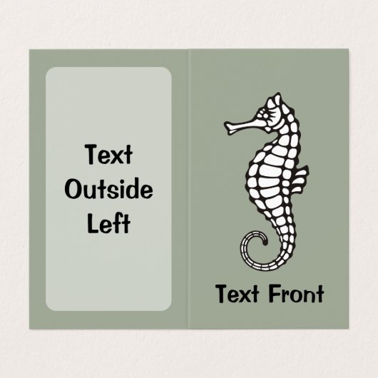 シーホースブラック 名刺 (外部フラット)