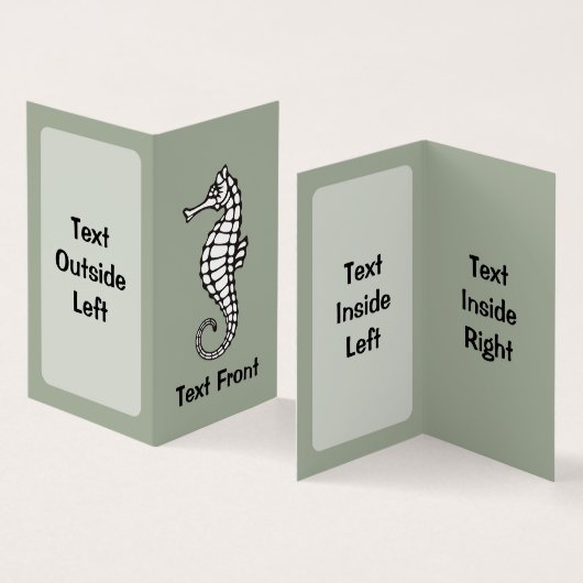 シーホースブラック 名刺 (内部&外部)