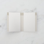 シーホースブルークラシック航海のエレガント サンキューカード (内部)