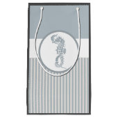 シーホースブルークラシック航海のエレガント スモールペーパーバッグ (正面)