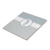 シーホースブルークラシック航海のエレガント タイル (側面)