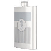 シーホースブルークラシック航海のエレガント フラスク (左)