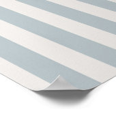 シーホースブルークラシック航海のエレガント ポスター (角)