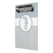 シーホースブルークラシック航海のエレガント ミニクリップボード (アングル2)