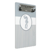 シーホースブルークラシック航海のエレガント ミニクリップボード (アングル)