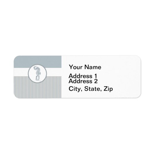 シーホースブルークラシック航海のエレガント ラベル (正面)